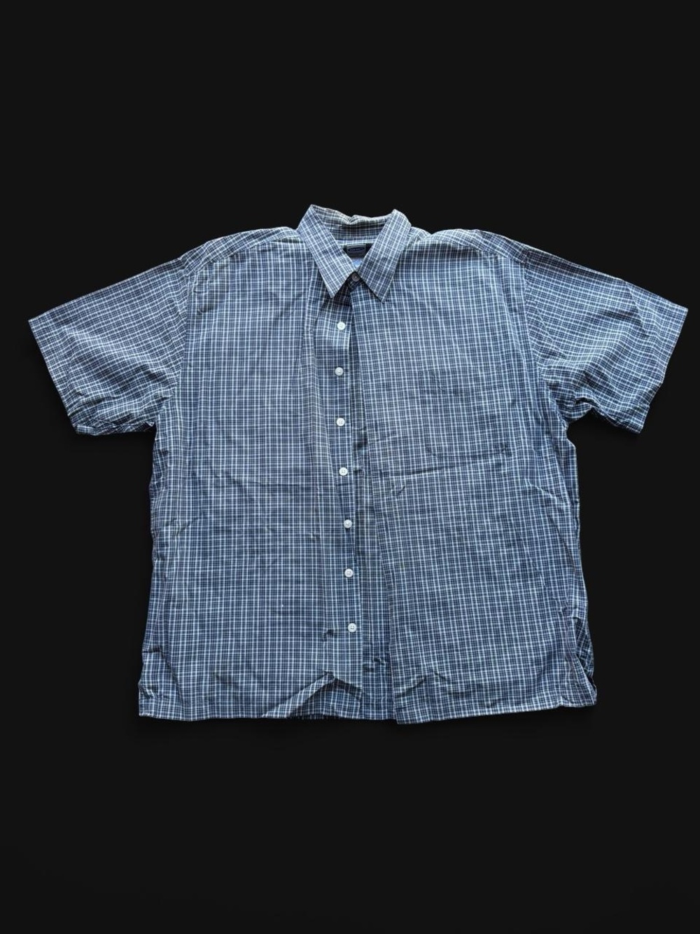 ✨Old Navy black and white plaid cotton button up shirt Size XL✨